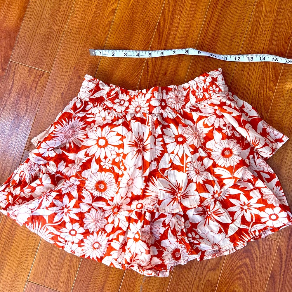 Xs American eagle floral mini skirt
